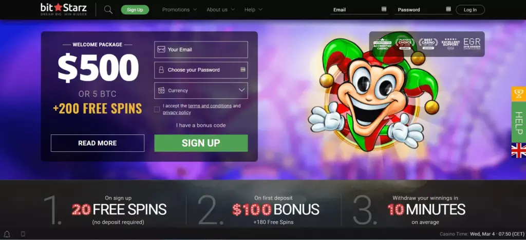 Зеркало казино Bitstarz