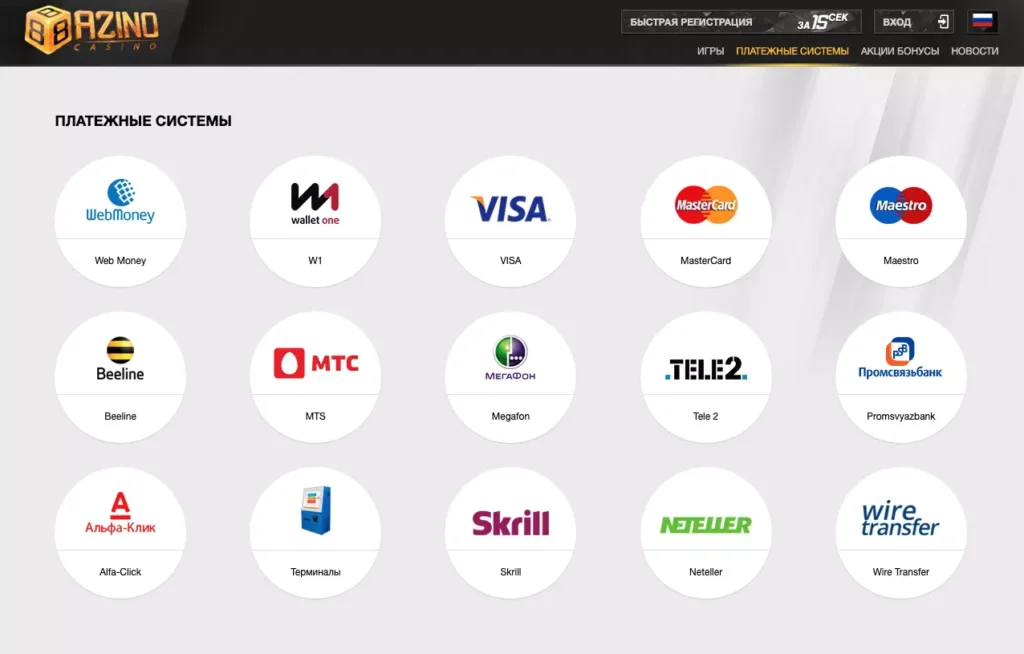 Платежи (способы)