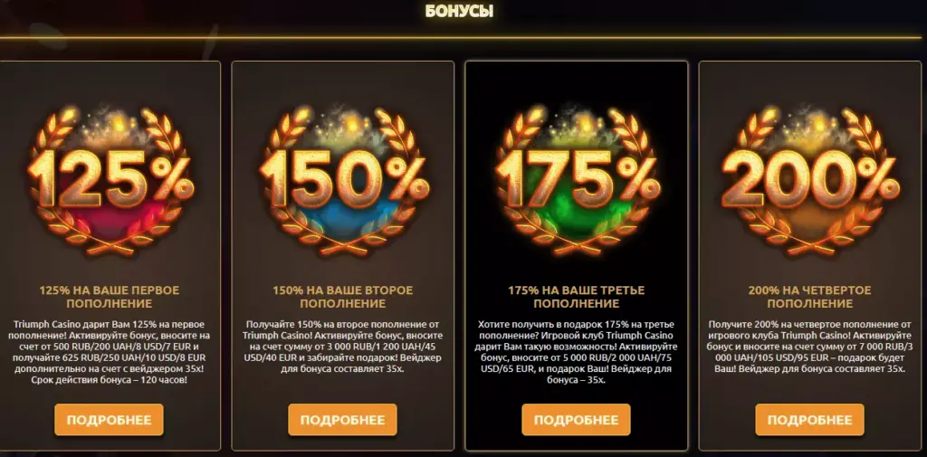 Бонусы онлайн казино